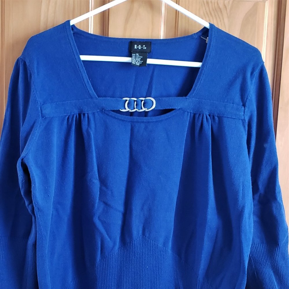 Royal Blue Sweater XL